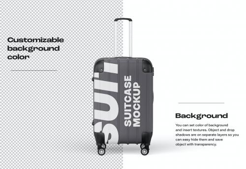 Travel Suitcase Mockup Set