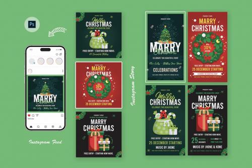 Christmass Instagram Stories Template