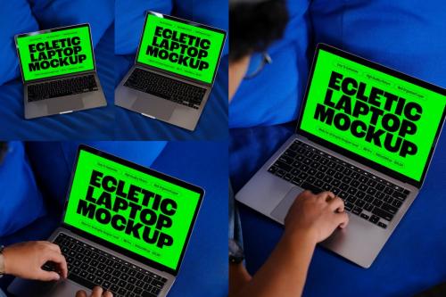 Pop Eclectic Macbook Mockup 4 - KRV