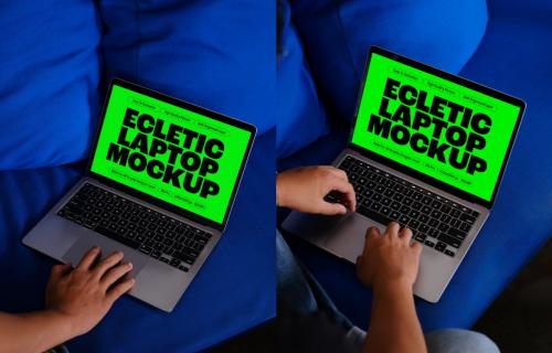 Pop Eclectic Macbook Mockup 4 - KRV