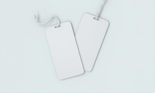 Paper Label Hang Tag Branding Mockup Set