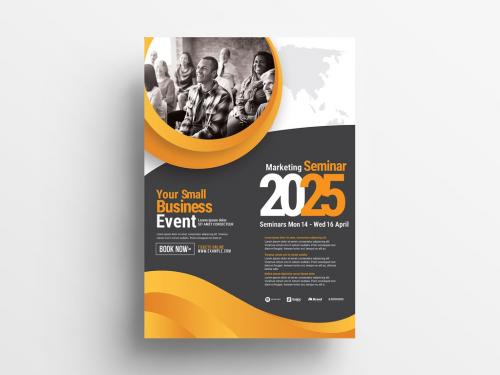 Corporate Event Poster Layout - 320381405