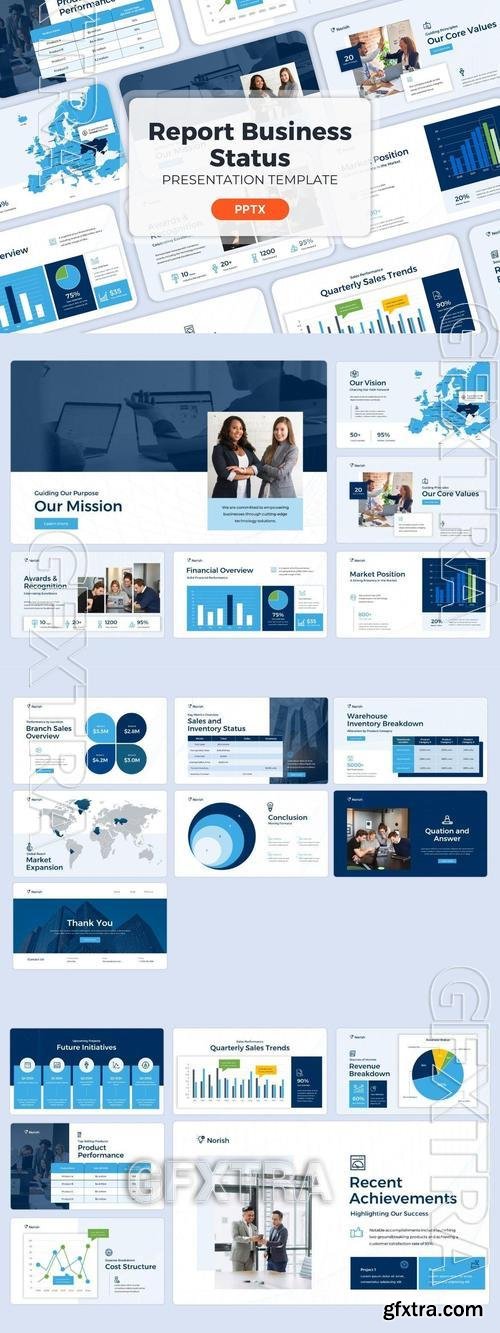 Report Business Status - Powerpoint Templates 5SJ6RBQ