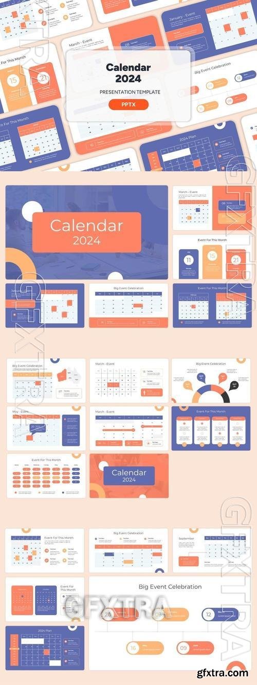 Calendar 2024 - Powerpoint Templates LABKBT7