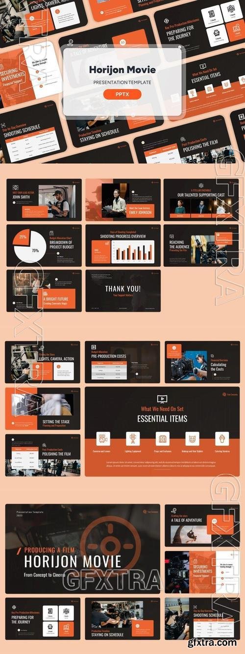 Horijon Movie - Powerpoint Templates Y3NXDD3