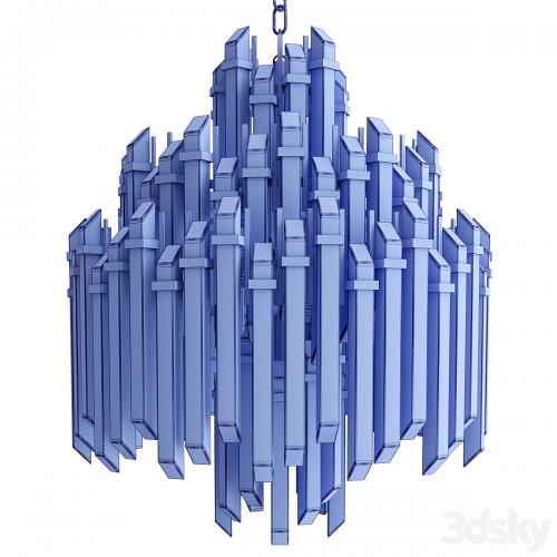 ADELE Four Tier Waterfall Chandelier