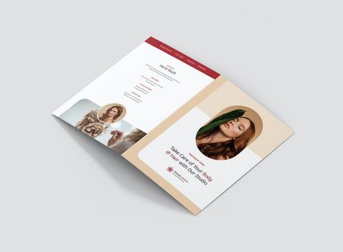 Beauty Cosmetics Consultation Brochure Bi-Fold