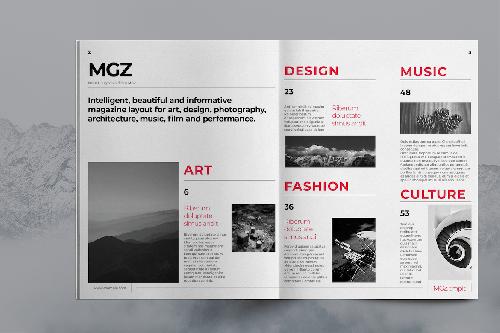 Lifestyle Magazine Template