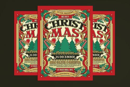 Christmas Celebration Flyer Templates