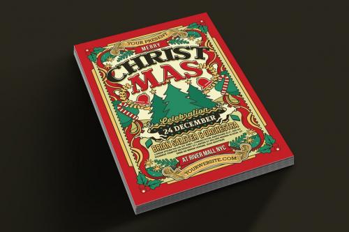 Christmas Celebration Flyer Templates