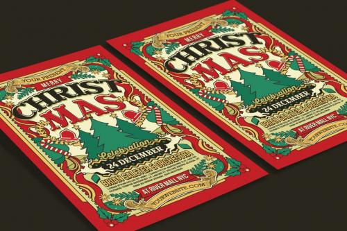 Christmas Celebration Flyer Templates