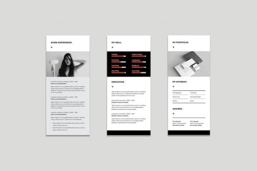 Brochure &ndash; Resume Tri-Fold