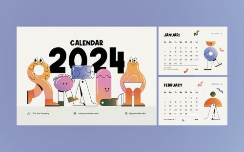 Creative 2024 Desk Calendar