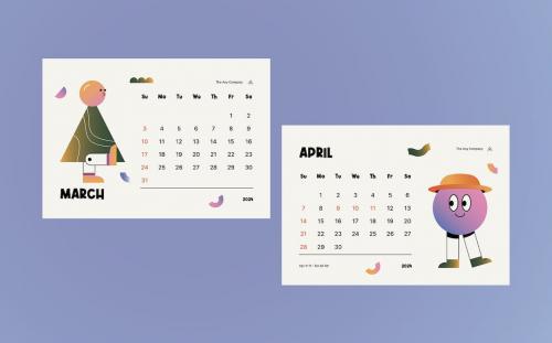 Creative 2024 Desk Calendar