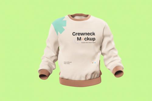 Crewneck Sweatshirt Mockup 005