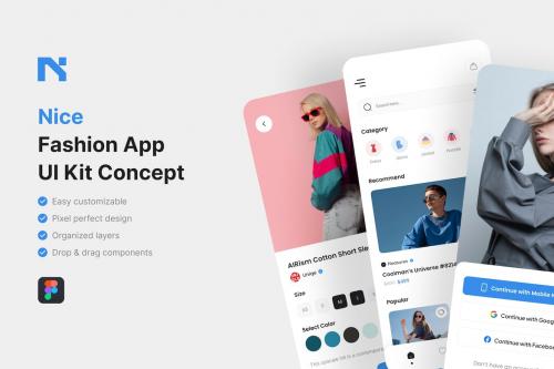 Nice - Fashion App UI Kit