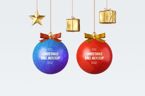 Christmas Ball Mockup