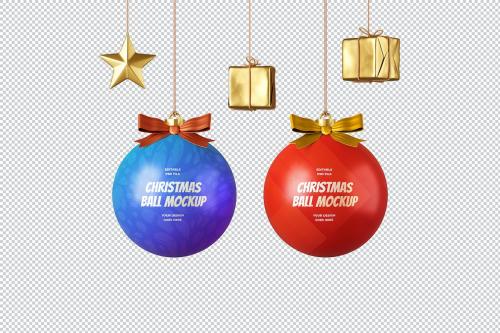 Christmas Ball Mockup