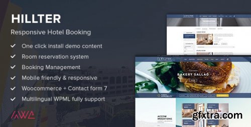 Themeforest - Hillter - Responsive Hotel Booking for WordPress 12727001 v3.0.7 - Nulled