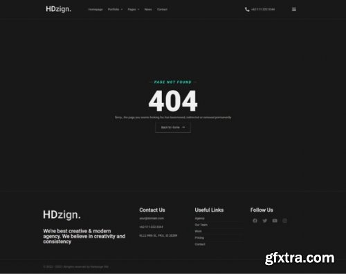 Themeforest - HDzign - Dark Digital Agency Elementor Template Kit 48964913 v1.0.0 - Nulled