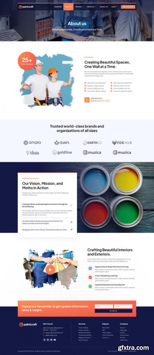 Themeforest - PaintCraft - Painting &amp; Wallpapering Service Elementor Template Kit 48997519 v1.0.0 - Nulled