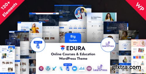 Themeforest - Edura – Online Courses &amp; Education WordPress Theme 47553633 v2.0.0 - Nulled