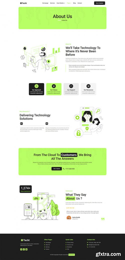 Themeforest - Techt - IT Solutions &amp; Services Company Elementor Template Kit 42330549 v1.0.0 - Nulled