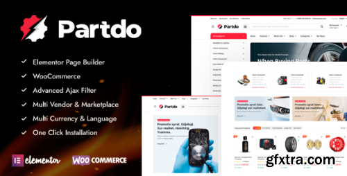 Themeforest - Partdo - Auto Parts and Tools Shop WooCommerce Theme 42047912 v1.1.4 - Nulled