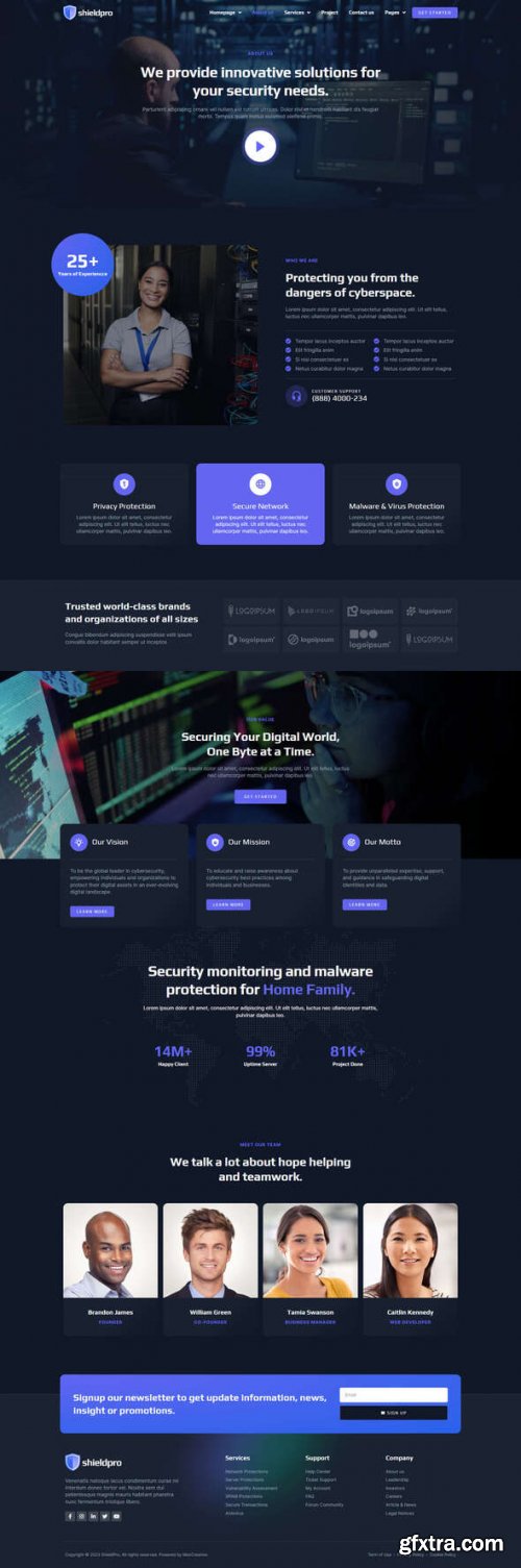 Themeforest - Shieldpro - Cyber Security Services Elementor Pro Template Kit 49000565 v1.0.0 - Nulled