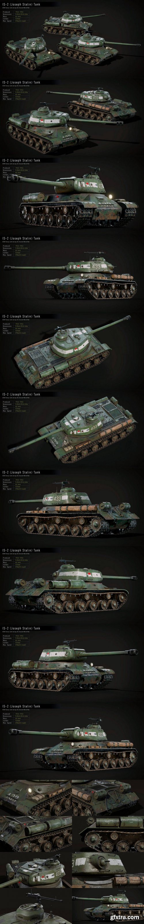 WW2 Tank – IS-2 – Advanced Tank