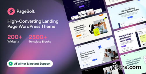 Themeforest - PageBolt - Landing Page WordPress Theme 45532130 v2.0.5 - Nulled