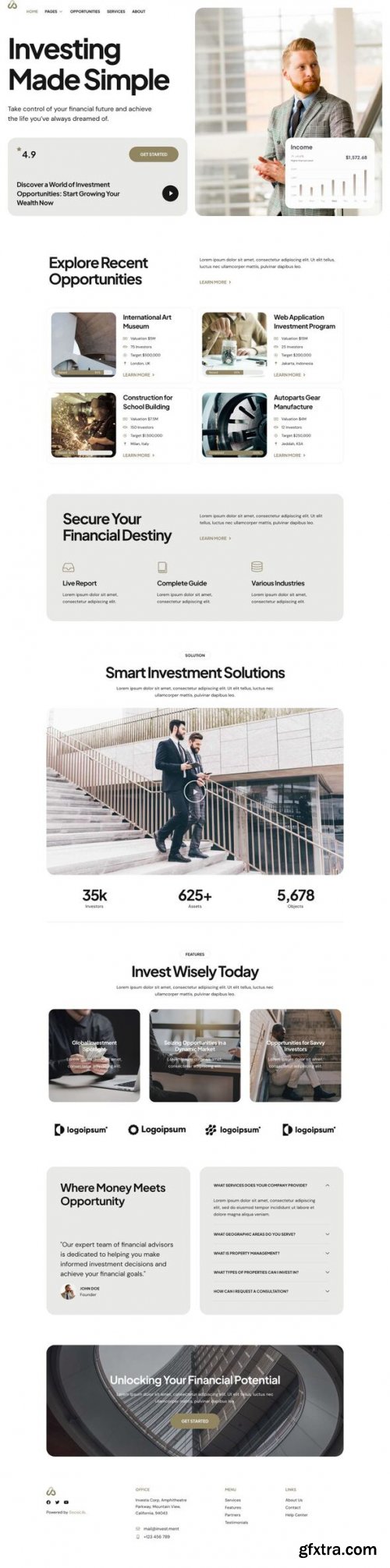 Themeforest - Investa - Investment &amp; Business Opportunities Elementor Template Kit 49239062 v1.0.0 - Nulled