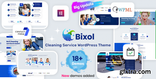 Themeforest - Bixol - Cleaning Services 29344219 v1.6.6 - Nulled