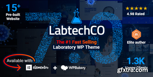 Themeforest - LabtechCO | Laboratory &amp; Science Research WordPress Theme 22529255 v7.1 - Nulled