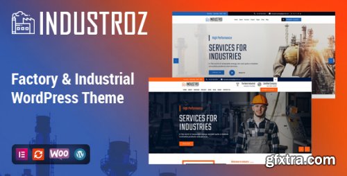 Themeforest - Industroz - Factory &amp; Industrial WordPress Theme 26565345 v5.0 - Nulled