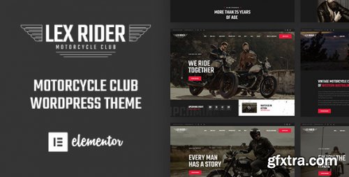 Themeforest - LexRider - Motorcycle Club WordPress Theme 23700786 v1.6.5 - Nulled