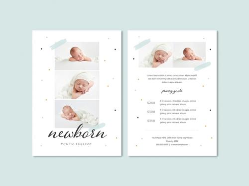 Newborn Photography Pricing Guide Layout - 322084672