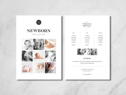 Newborn Photography Pricing Guide Layout - 322084711