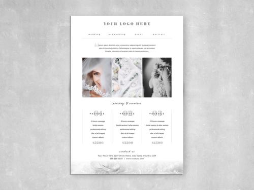 Black and White Pricing Guide Layout - 322102643