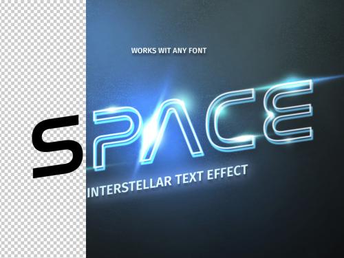 Futuristic Text Effect - 322370858