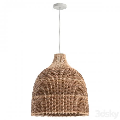 HQ Rattan Pendant Light Wicker Large