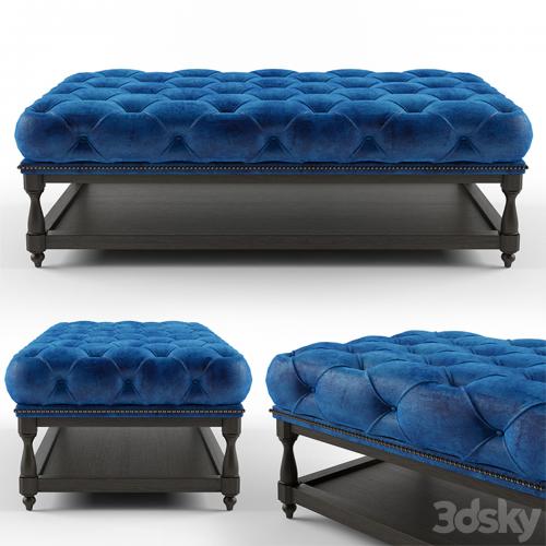 chesterfield ottoman coffee table