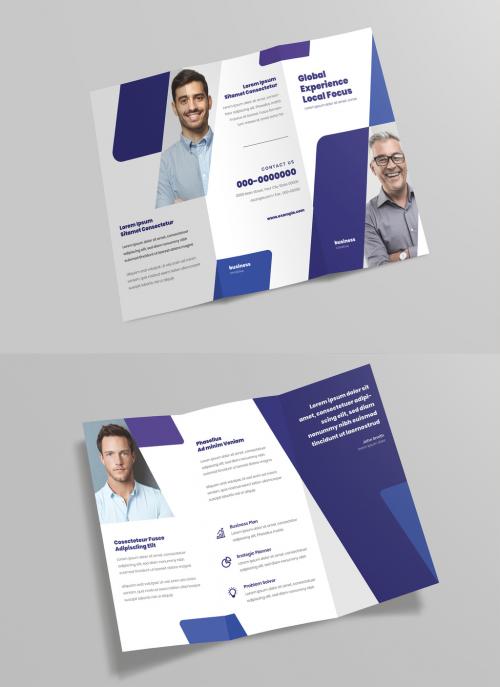 Professional Trifold Brochure Layout - 322846033