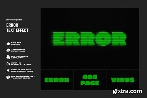 Error Text Effect KBZTSSQ