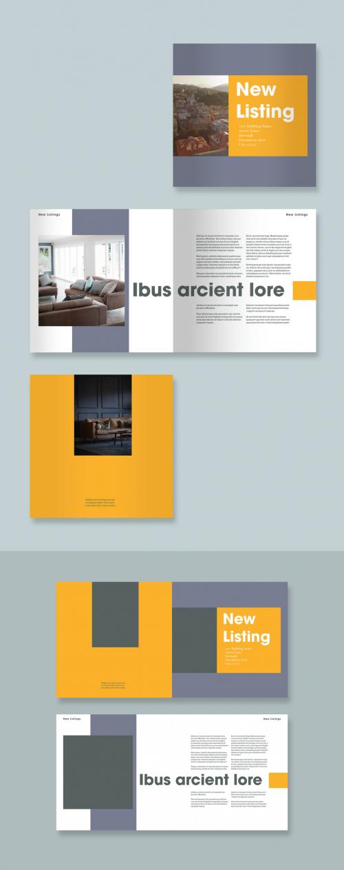 Orange and Gray Brochure Layout - 323052272