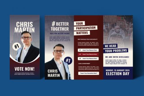 Election Campaign Brochure Template