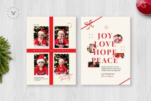 Elegant Christmas Photo Card / Holiday Card