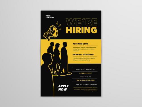We Are Hiring Flyer Layout - 323972022