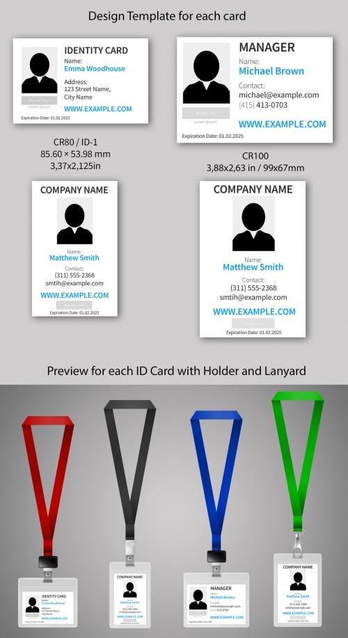 Id Badges Mockup - 323990631