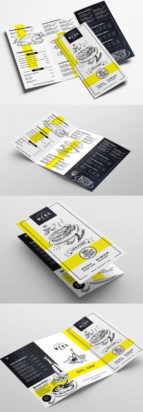 Trifold Menu Layout - 324308185